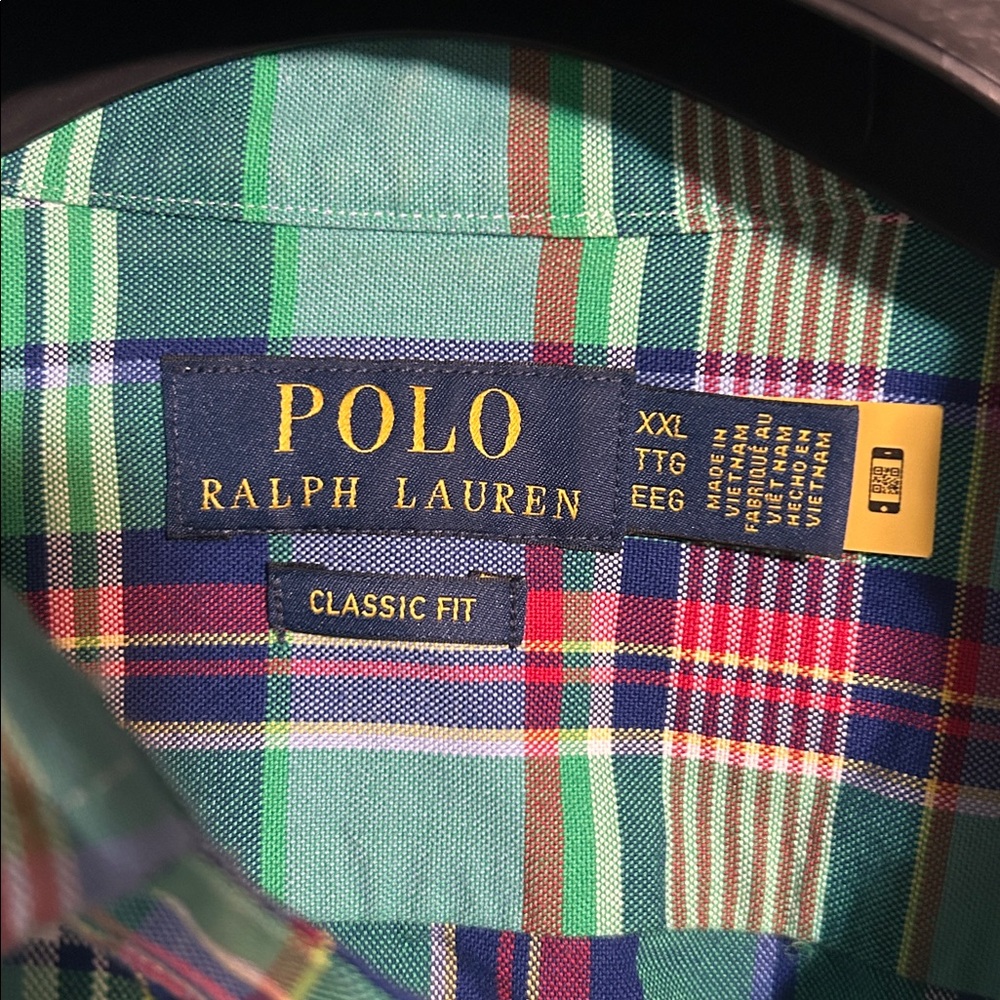 Polo by Ralph Lauren Men's Multicolor Plaid Shirt - Picture 2 of 3